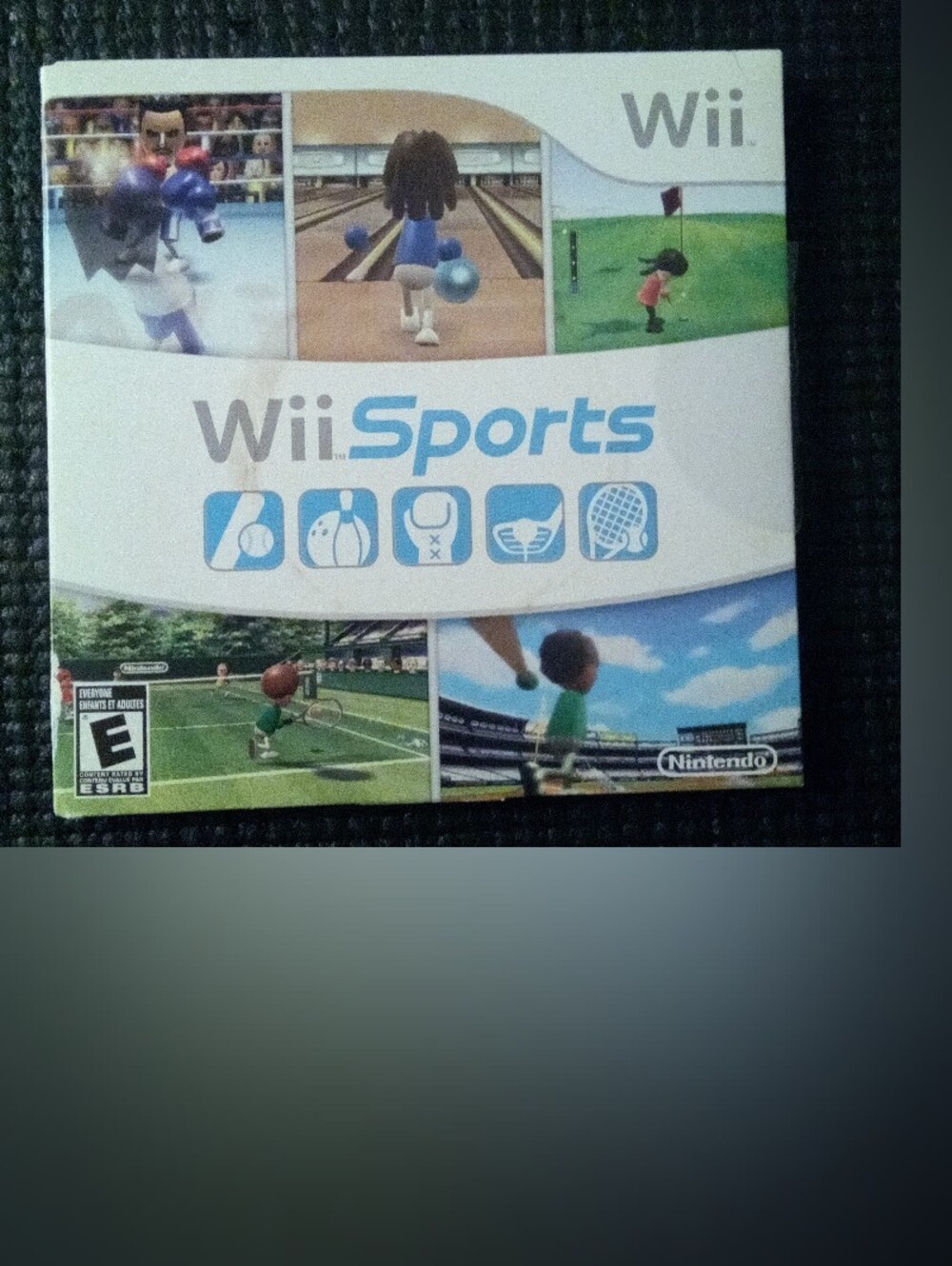 Nintendo Wii Sports Game Disc, Instruction Manual/Booklet & Sleeve Protector